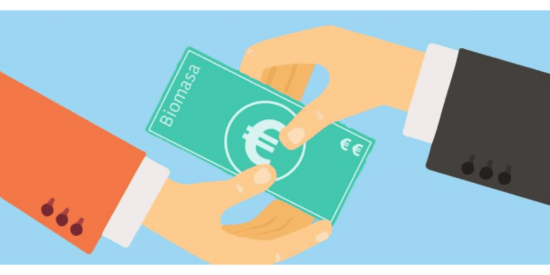 intercambio de dinero entre dos personas