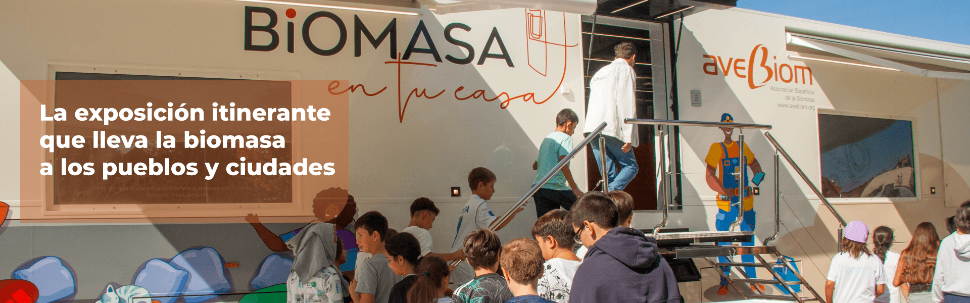 La biomasa llega a tu ciudad  con nuestra exposición itinerante.